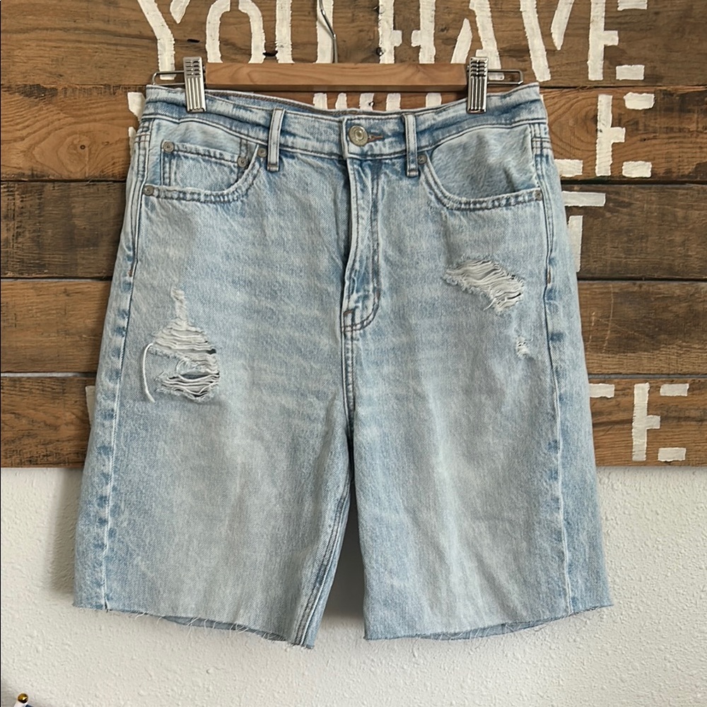 American Eagle Outfitters Light Blue Jean Shorts